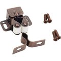 Hardware Resources Double Roller Catch with Strike and Screws - Dark Brushed Antique Copper RC01-DBAC